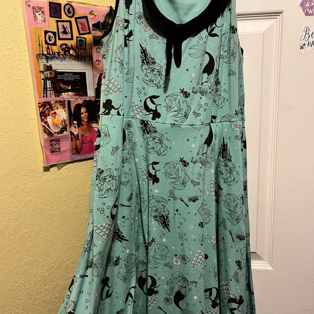 Torrid Teal and Black Dress